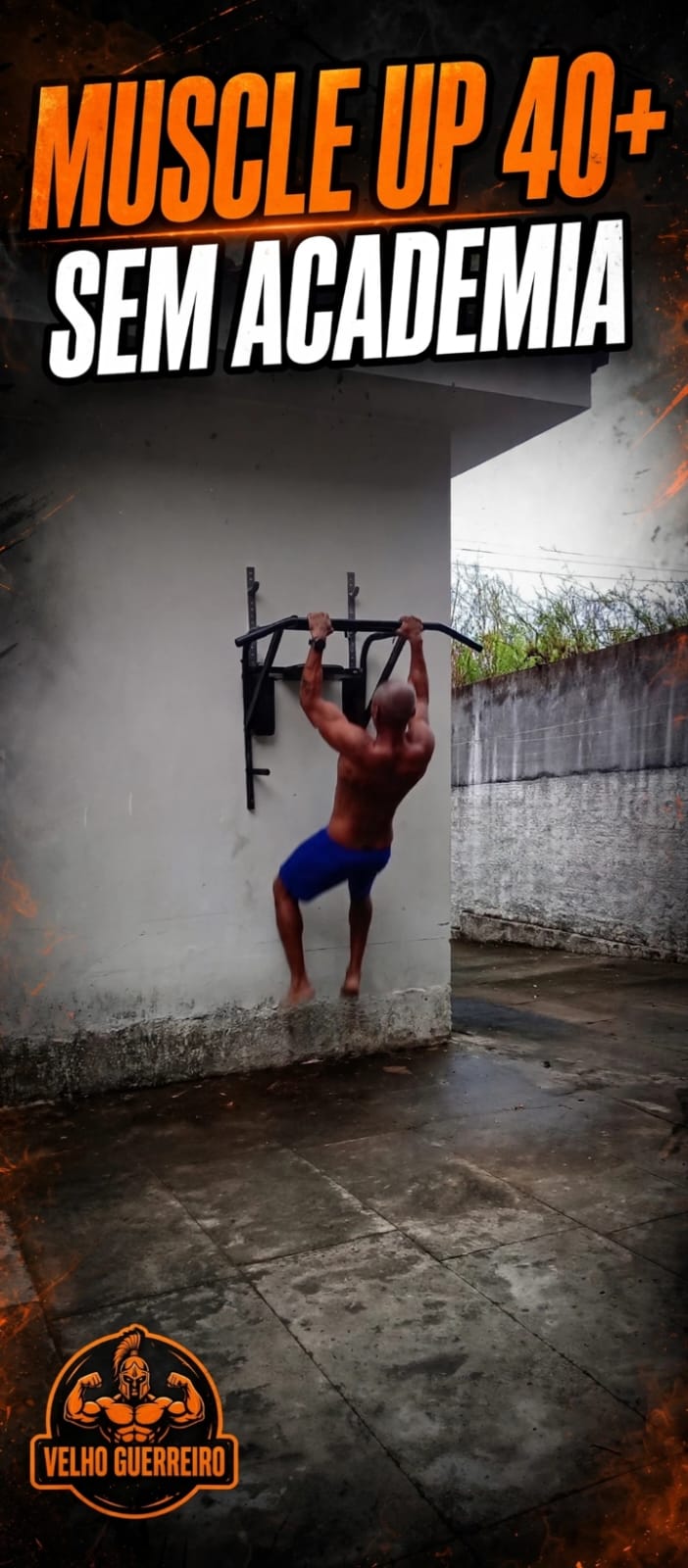 Muscle up barra fixa 40+